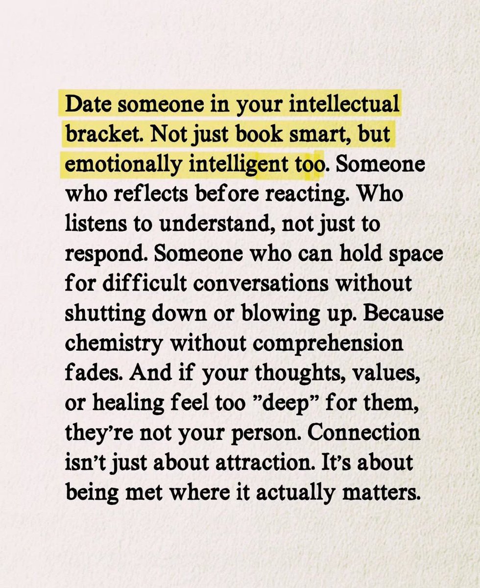 Date someone in your intellectual bracket.