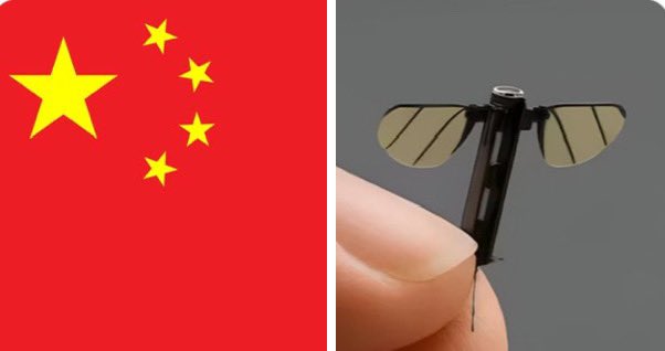 sddqsbr's tweet image. BREAKING: China unveils a 0.6 cm mosquito-like spy drone built for covert surveillance ops.
Tiny, silent — and watching. #China #SpyDrone #BreakingNews