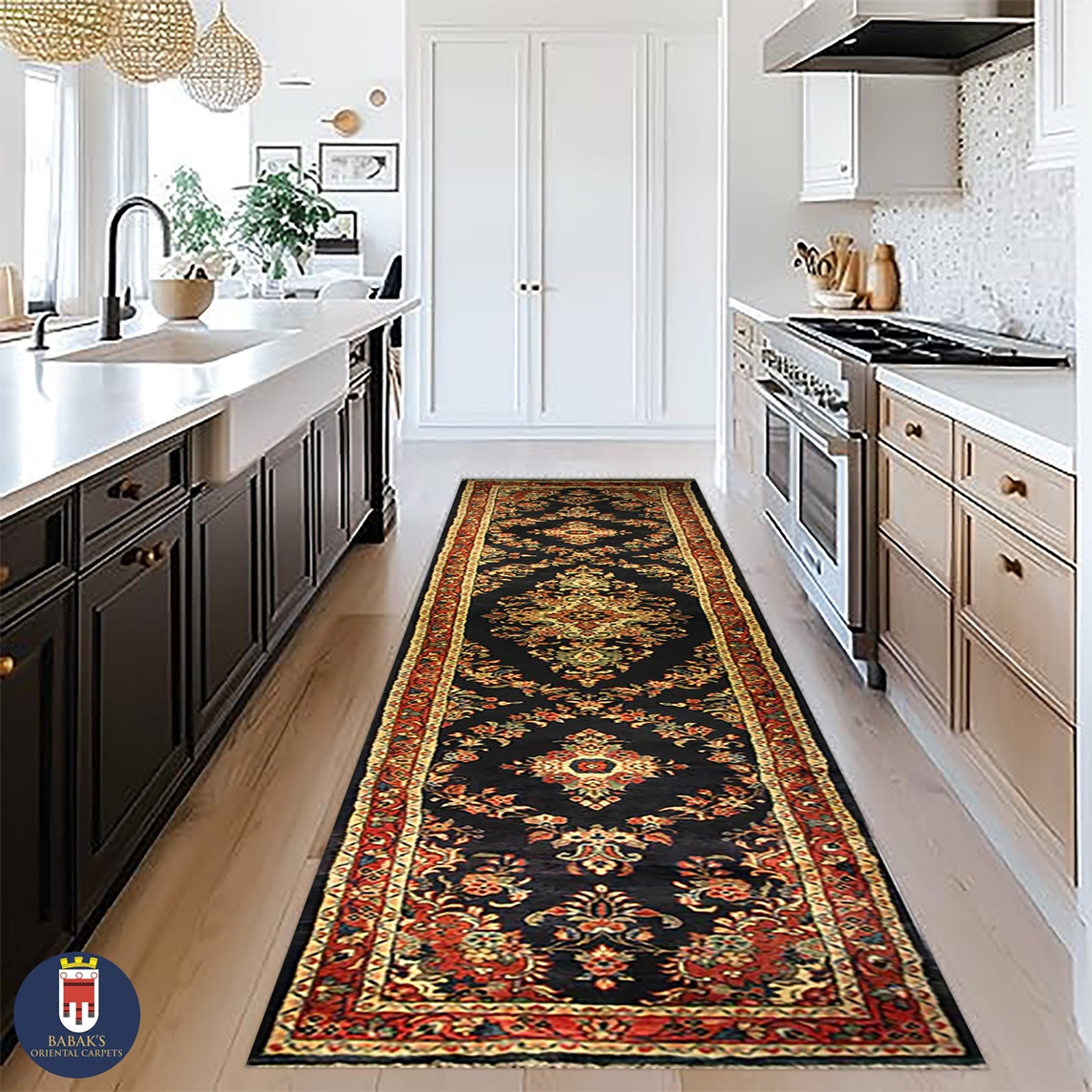 BabaksCarpets's tweet photo. Hamadan handmade Persian runner rug with a timeless traditional design. This authentic piece features a wool pile on a cotton base and is dyed entirely with natural dyes. Size: 15'7" x 2'6". Priced at $1,199. Item#22148. Contact: Babaks@orientalcarpets.com for more information. https://t.co/MkErlLlN8y
