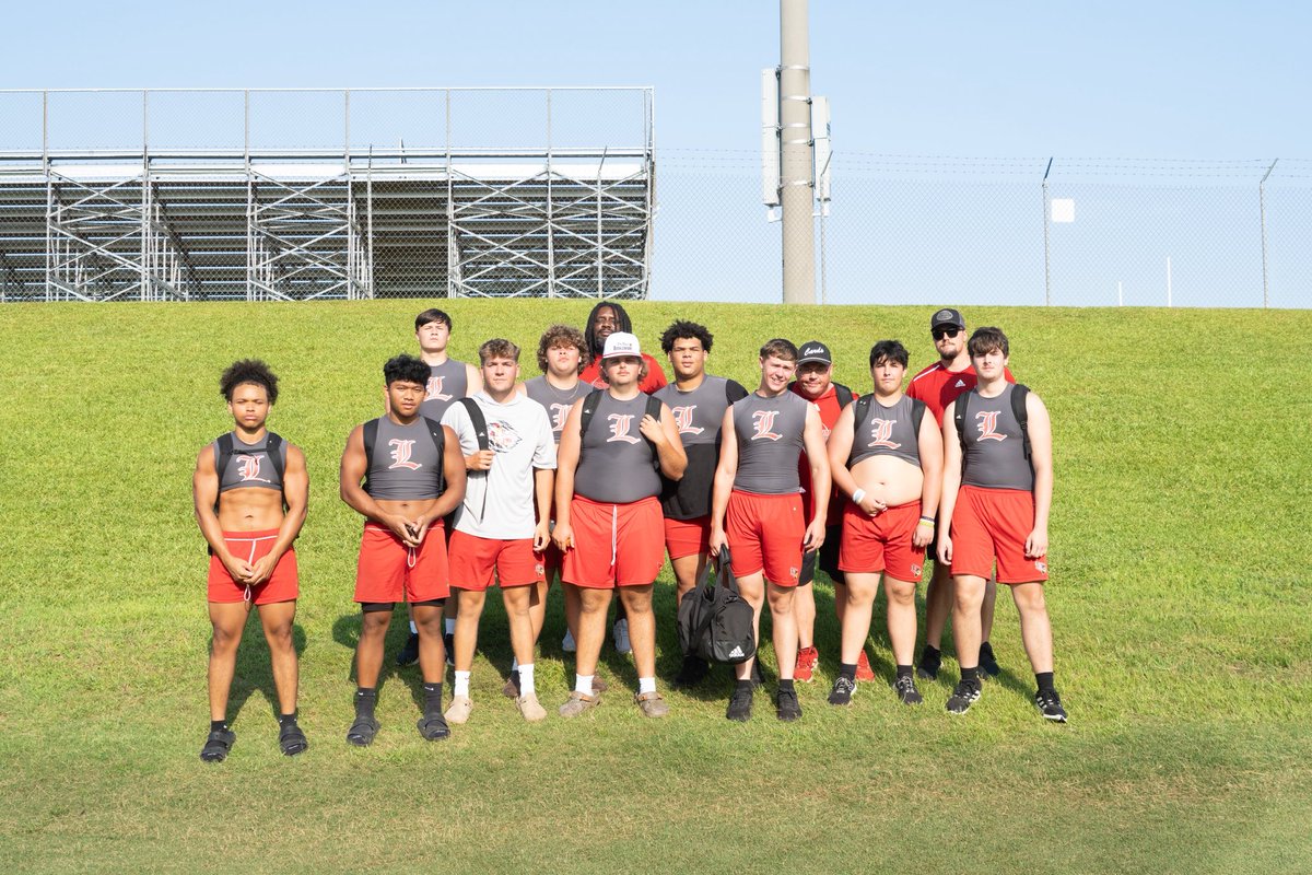 Our lineman got some good work in at Blue Ridge High Schools Hawg Tuff competition today!!!