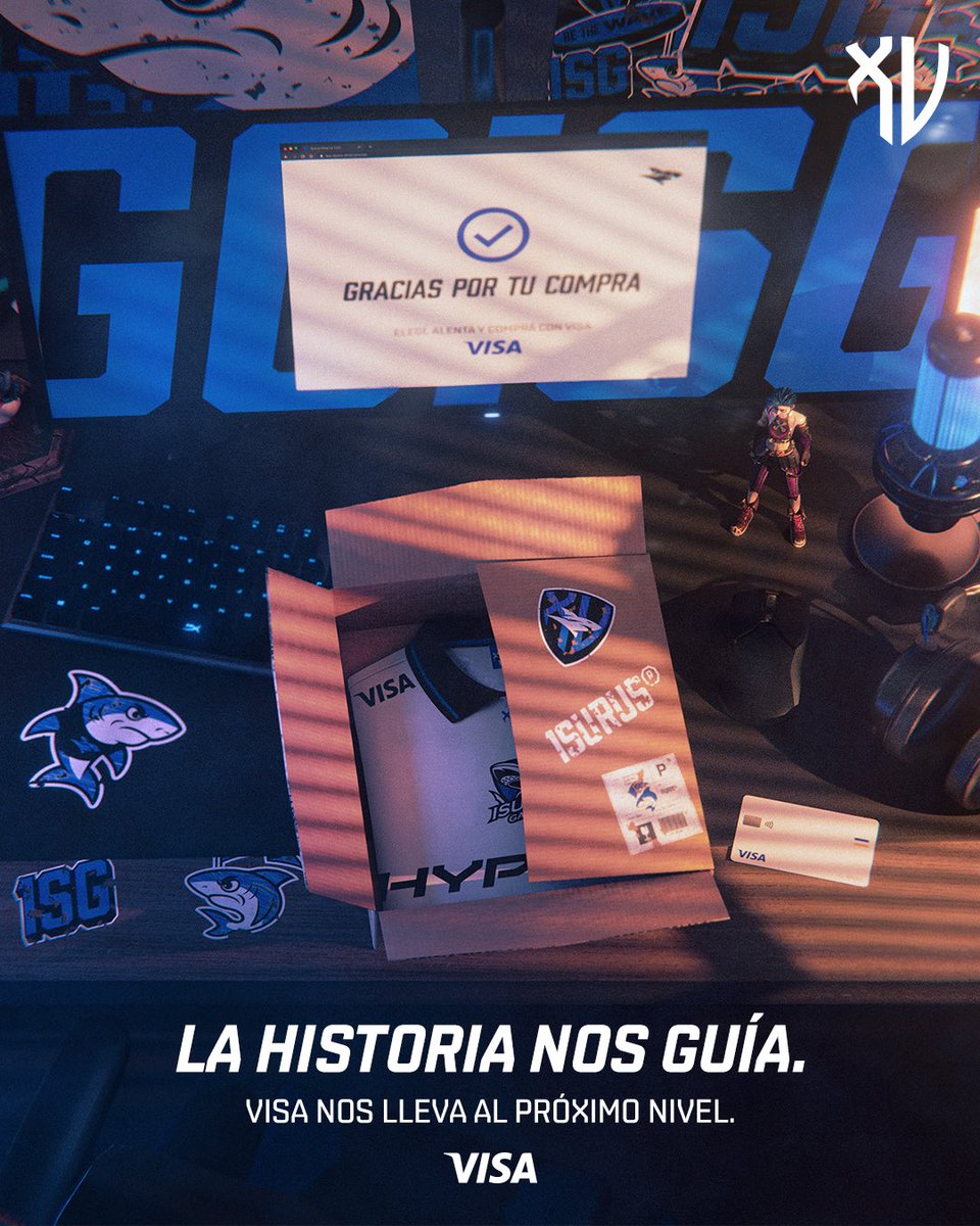 Isurus (@teamisurus) on Twitter photo La historia nos guía. VISA nos lleva al próximo nivel. 💙
Tras un año juntos con muchos logros, y con los 15 años de Isurus cerca, <a href="/VisaMX/">Visa Mexico</a> reafirma su apoyo como sponsor.
Para celebrarlo, preparamos juntos algo que nos vienen pidiendo hace tiempo.
Mañana 18:00 🇦🇷 🇧🇷 15:00 🇲🇽 La historia nos guía. VISA nos lleva al próximo nivel. 💙
Tras un año juntos con muchos logros, y con los 15 años de Isurus cerca, <a href="/VisaMX/">Visa Mexico</a> reafirma su apoyo como sponsor.
Para celebrarlo, preparamos juntos algo que nos vienen pidiendo hace tiempo.
Mañana 18:00 🇦🇷 🇧🇷 15:00 🇲🇽