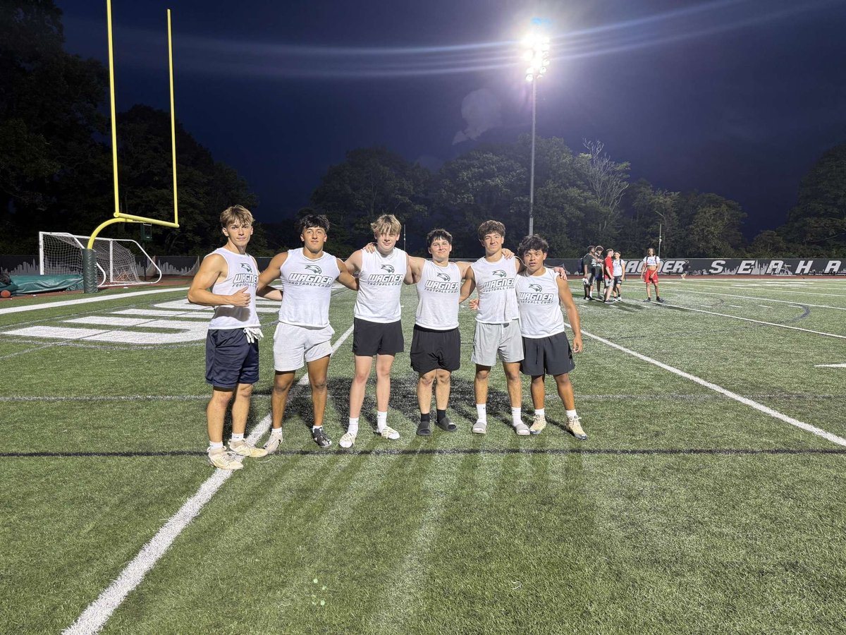 Thank you <a href="/Wagner_Football/">Wagner College Football</a> for a great experience at the camp and thank you for letting me showcase my talents on both sides of the ball!
<a href="/mhsmustangsfb/">mustangsfootball</a> <a href="/keymb42/">Keyon Means-Bowman</a> <a href="/Coach_Brown050/">Coach Jeff Brown</a> <a href="/reid_stapp/">Reid Stapp</a> 
<a href="/Ardy_Mehmedaj/">Ardy Mehmedaj</a> <a href="/NickDimino2027/">NickDimino</a> <a href="/sflores_fb/">Santiago Flores</a>