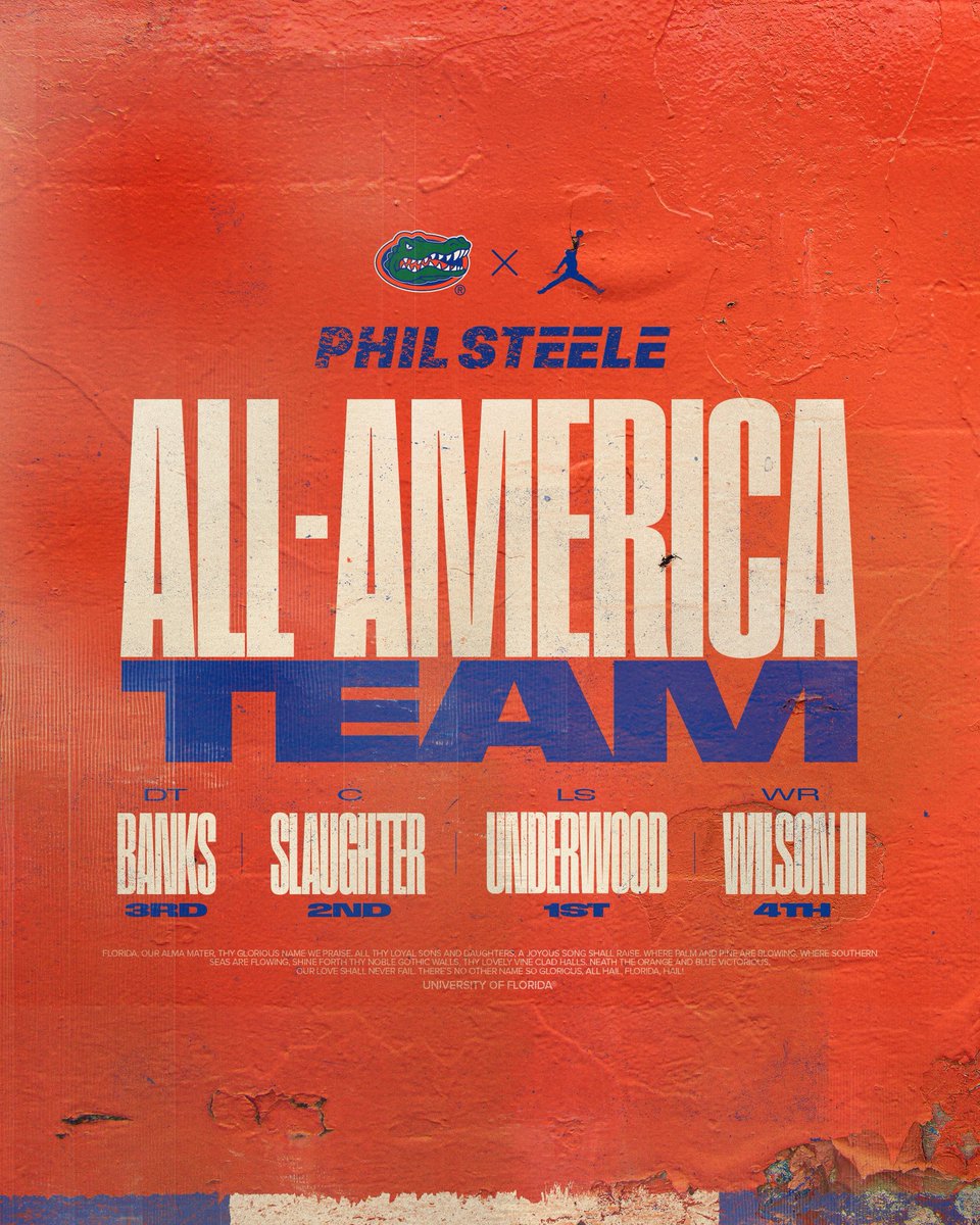 Rolling seven deep on <a href="/philsteele042/">Phil Steele</a>’s preseason teams 🐊