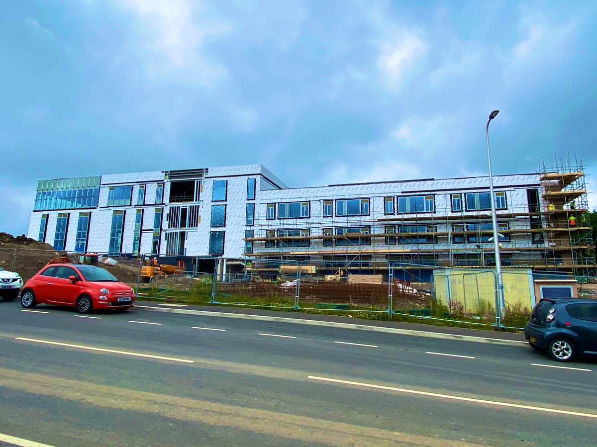 Illtyds_RC's tweet image. This week staff had the opportunity of visiting our new BCA school for a tour.  As we wandered around we were very impressed with the progress that is being made and how it is starting to resemble its planned final form. 
We even spotted the steel beams that we signed!
#NewBuild