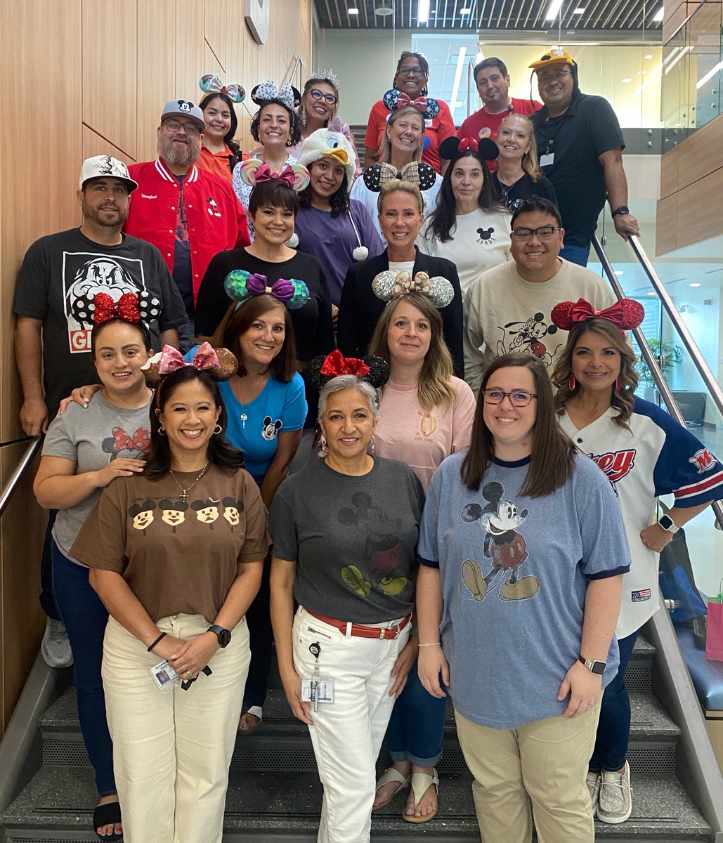 CFISDHeatherK's tweet image. It was a magical Disney Day at work! 🏰✨ From Mickey ears to Disney tees, even our own Disney Princess! We kicked off the morning with a Mickey Waffle Bar! Thanks, everyone who made the day so Goofy! @CFISDCOMMPROG @CFISDengagement @CyFairISD #PathtoAmazing