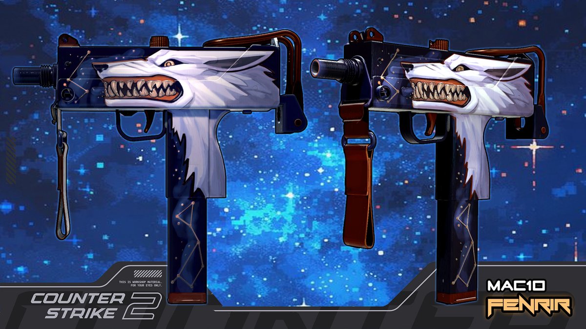 Today we submitted the Mac10 | Fenrir <a href="/CounterStrike/">CS2</a> , a skin based off the mythological Ragnarok wolf!🐺

#cs2skins #cs2 #counterstrike2