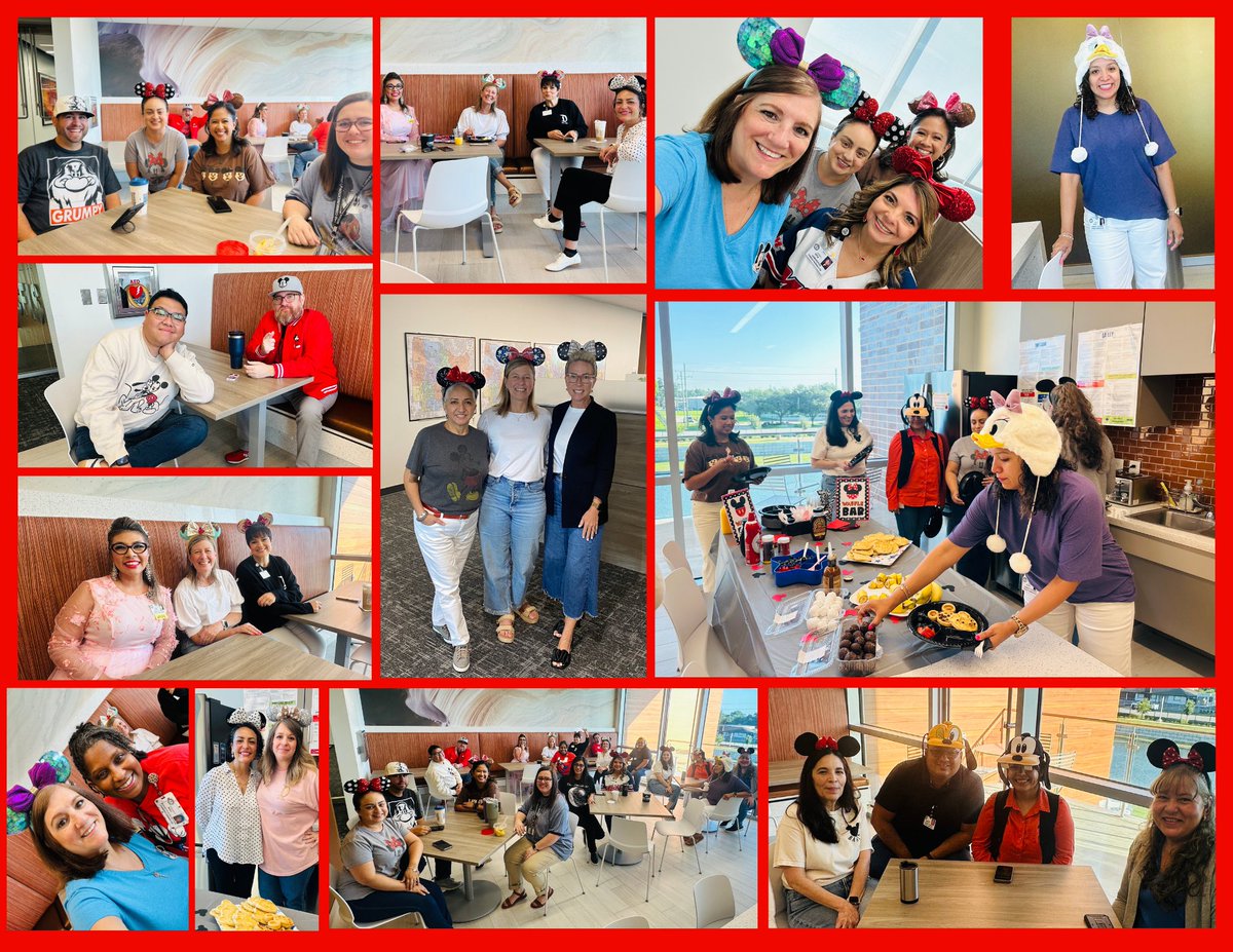 CFISDHeatherK's tweet image. It was a magical Disney Day at work! 🏰✨ From Mickey ears to Disney tees, even our own Disney Princess! We kicked off the morning with a Mickey Waffle Bar! Thanks, everyone who made the day so Goofy! @CFISDCOMMPROG @CFISDengagement @CyFairISD #PathtoAmazing