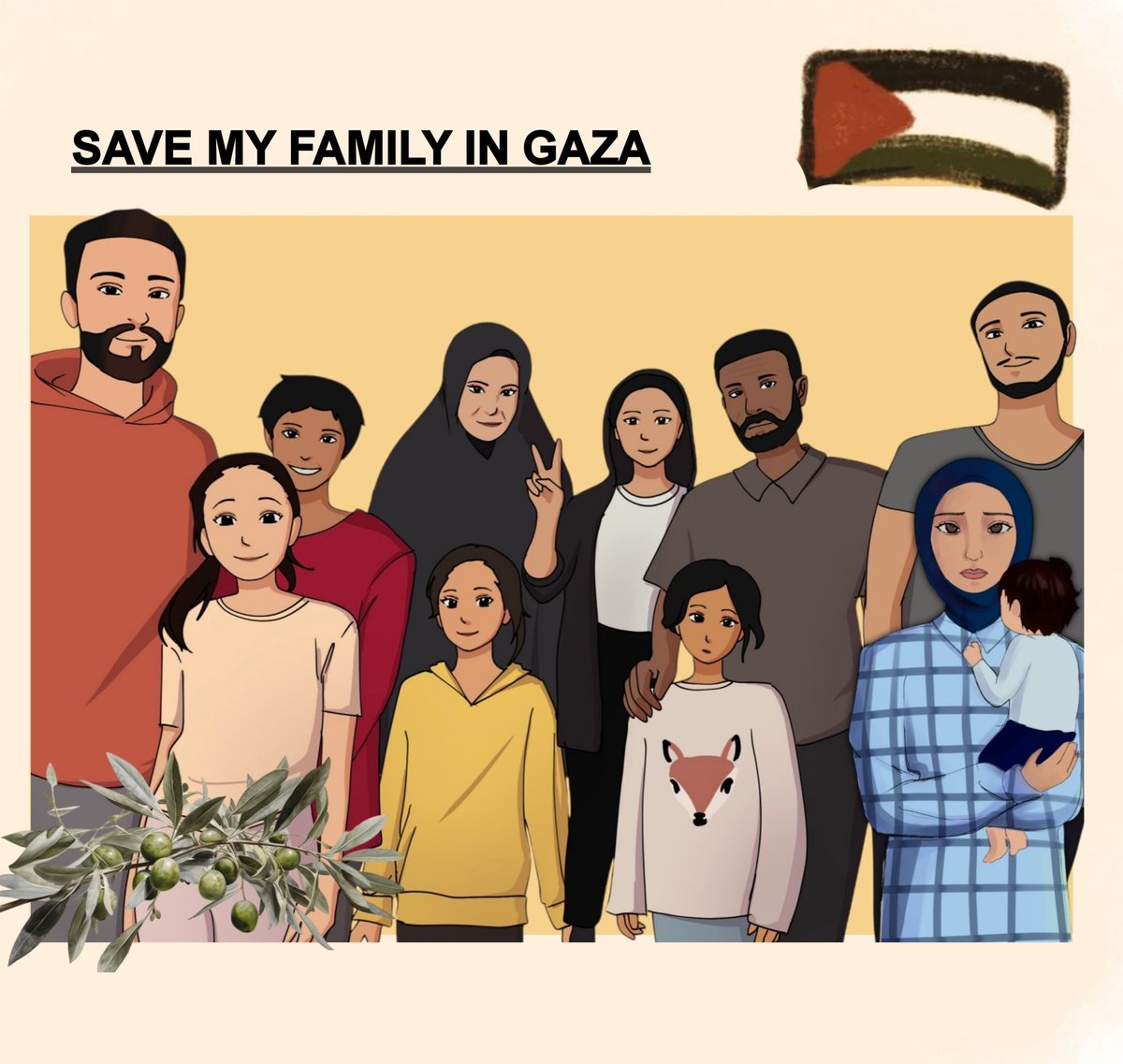 w_ael1so's tweet photo. 📍 Pause for a moment for a Palestinian family 🧑‍🧑‍🧒‍🧒🇵🇸

My family of 11 is living in a tent after we lost our home during the war on Gaza 💔

We are now without medicine or food  we have nothing 😞
Please don't ignore this 💔
Donate | Share | Pray 🕊
https://t.co/mDwzBbldfE https://t.co/582nN9InVQ