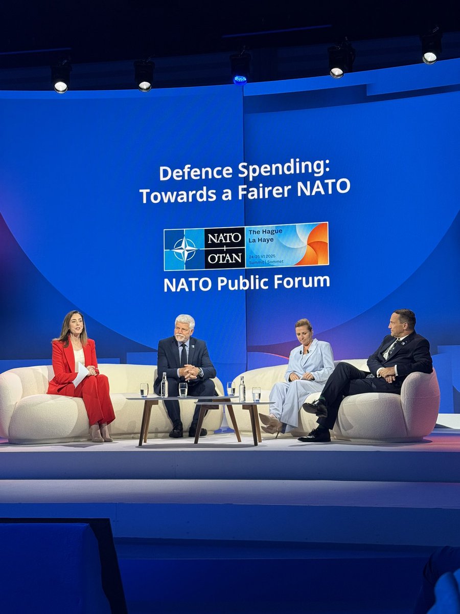 Insightful two days at the NATO Summit’s Public Forum at The Hague. Lots of constructive discussions on HOW Europe can ramp up weapons production &amp; strengthen capabilities to preserve deterrence against Russia in a pivotal decade ahead, while at the same time sustaining critical