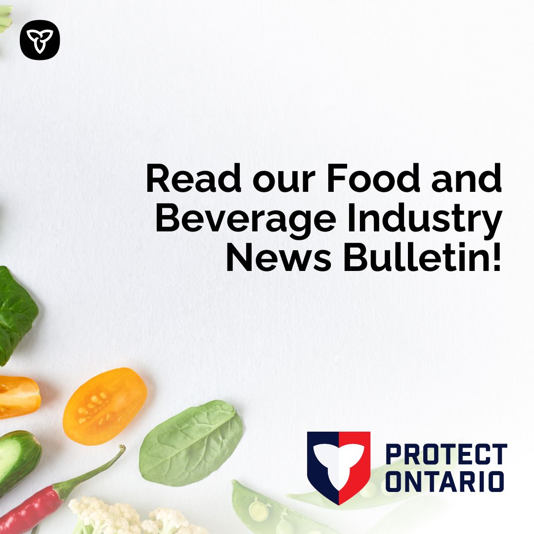 Don’t miss out on the #FoodandBeverage industry bulletin! Stay informed on export development opportunities, industry news, and funding programs for agri-food businesses. Subscribe now: visitor.constantcontact.com/manage #foodindustry