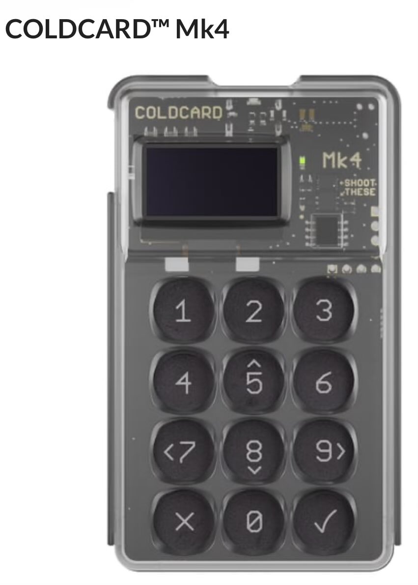Regardless of what happens with #Overture11 (The Bitcoin Overture) at the #PCAGA, it’s encouraging to see that the PCA has started using the <a href="/COLDCARDwallet/">COLDCARD</a> to register their overture votes.
