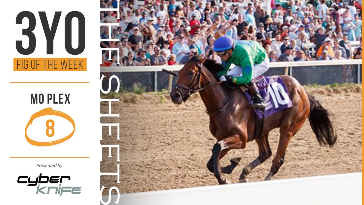 Ragozin Sheets (@ragozinsheets) on Twitter photo #3YOFigOfTheWeek, brought to you by <a href="/spendthriftfarm/">Spendthrift Farm</a> stallion CYBERKNIFE, whose first yearlings sell next week <a href="/FasigTiptonCo/">Fasig-Tipton</a>, is Thistledown G3 Ohio Derby winner, MO PLEX!
📷 by JJ Zamaiko Photography #3YOFigOfTheWeek, brought to you by <a href="/spendthriftfarm/">Spendthrift Farm</a> stallion CYBERKNIFE, whose first yearlings sell next week <a href="/FasigTiptonCo/">Fasig-Tipton</a>, is Thistledown G3 Ohio Derby winner, MO PLEX!
📷 by JJ Zamaiko Photography