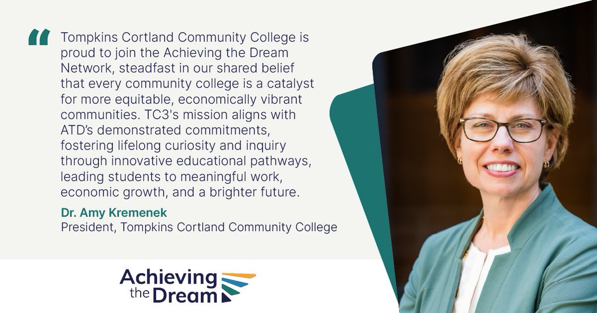 Teams from nine new community colleges are in Charlotte, North Carolina for Achieving the Dream’s 2025 Kickoff Institute. Learn from the presidents of these nine colleges why they’re joining the ATD Network.

Learn more about the 2025 Kickoff Institute: achievingthedream.org/new-network-co…