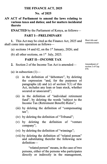 Folks,

I have finally gotten a hold of &amp; read through the Vellum of Finance Bill 2025. 

A quick 🧵 on what we are seeing so far, bearing in mind that the ultimate truth lies with the Act that will be gazetted.