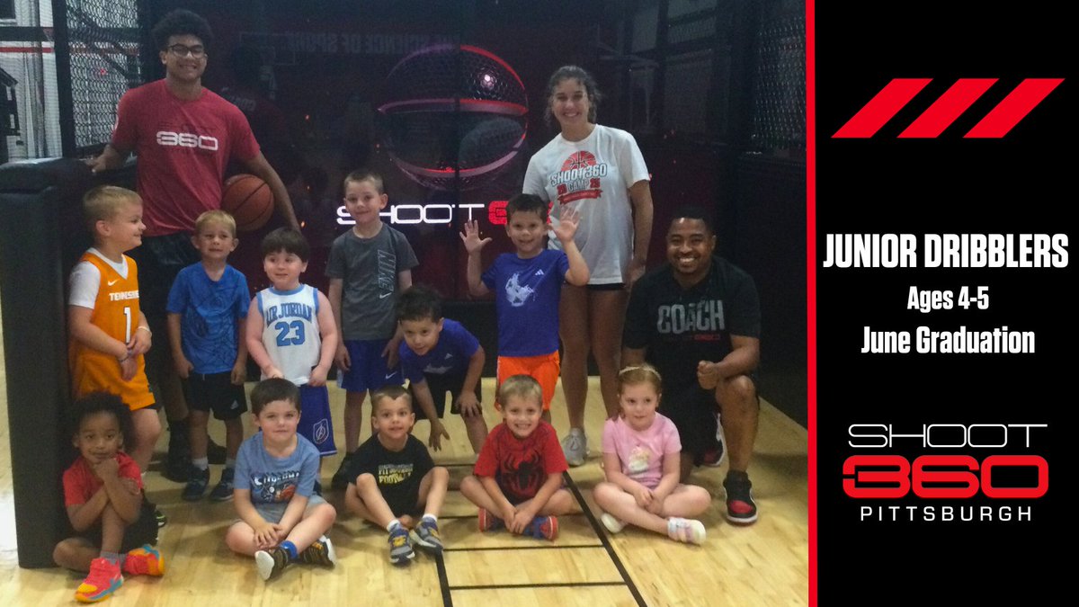 shoot360pgh's tweet image. 🎓🏀 Congrats to our Junior Dribblers June Graduates! We’re so proud of our young athletes (ages 4–7) for their hard work, teamwork, and big smiles on the court.
Ready for your child to join the fun? Registration is open for summer sessions!
👉 shoot360pittsburgh.com/junior-dribble…