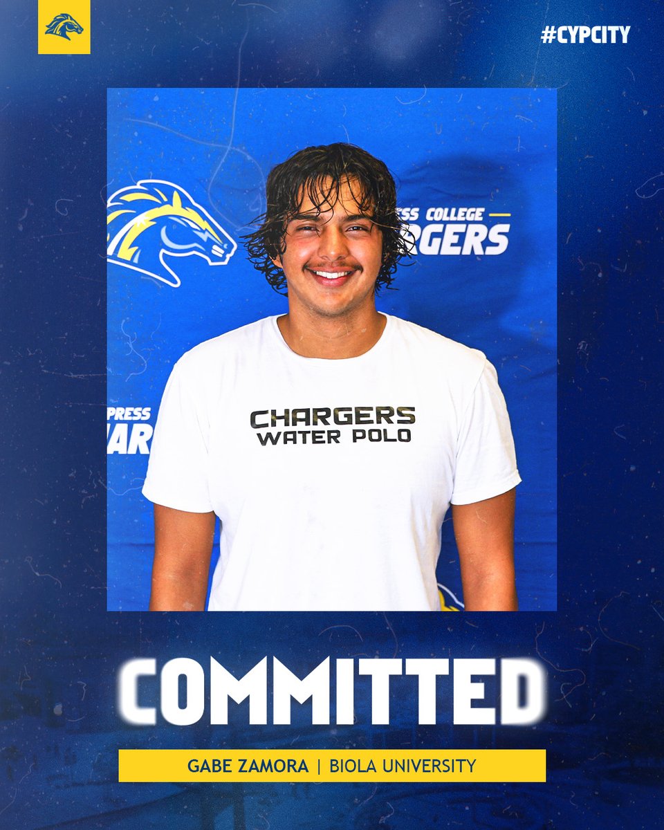 Cypress College Men's Water Polo 2025 Commits 📣
⚡️Porter Rosenlof-Concordia University
⚡️Gabe Zamora-Biola University