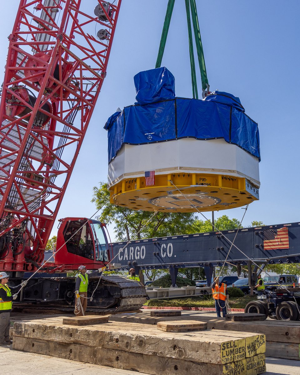 GeneralAtomics's tweet image. Another piece of the puzzle is on the move! Our magnet team has shipped the sixth Central Solenoid module to the ITER site in France—the final part of what will become the world’s most powerful pulsed superconducting magnet.