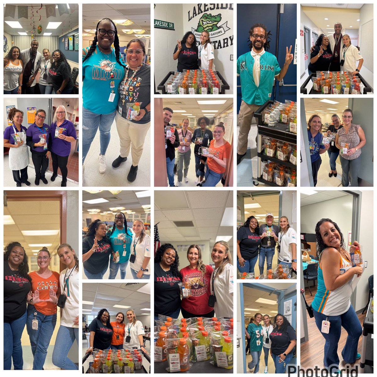 🏁 It’s #ThankfulThursday AND #RepYourTeamDay at Lakeside ES! From jerseys to juice packs, we’re staying on the 🏎️ FAST Track to Success by celebrating the amazing #teachers &amp; ESPs in our  #SummerSOAR Program! 🥤🎉 Your dedication fuels our race! 💨🔥 Special thanks to our PTA!