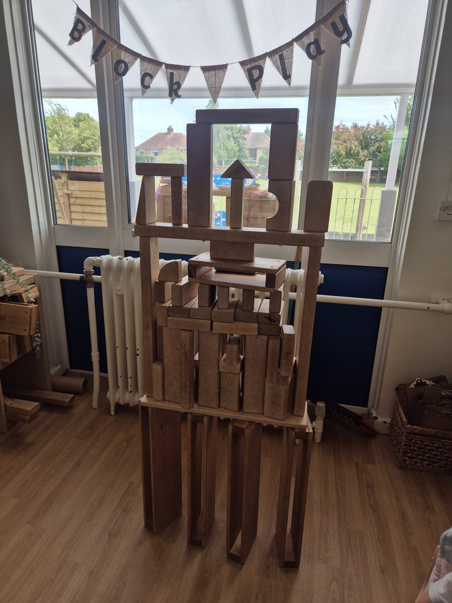 The magical world of block play. #HCPSReception