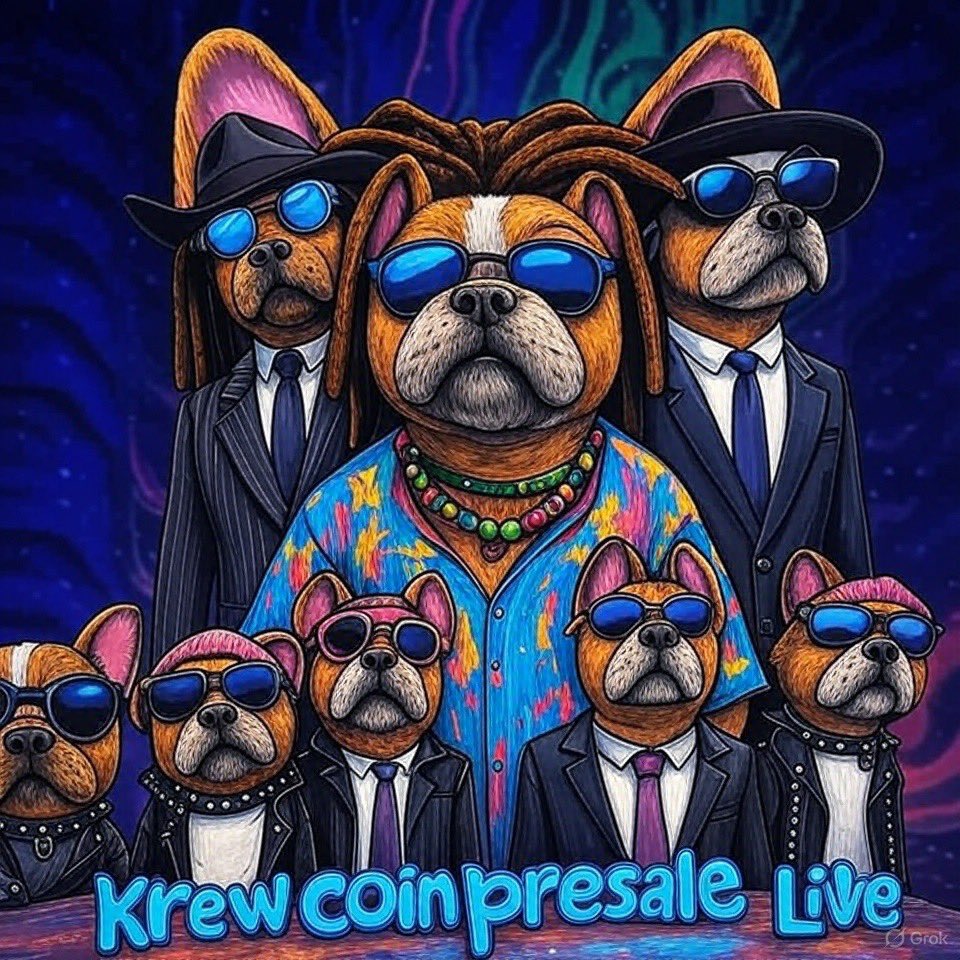 Krew_Coin's tweet photo. @Squid_Grow @HollywoodFranke https://t.co/Gino8vfEGy  presale is live !!! Don’t miss out ! https://t.co/4eZ57Jnj6T