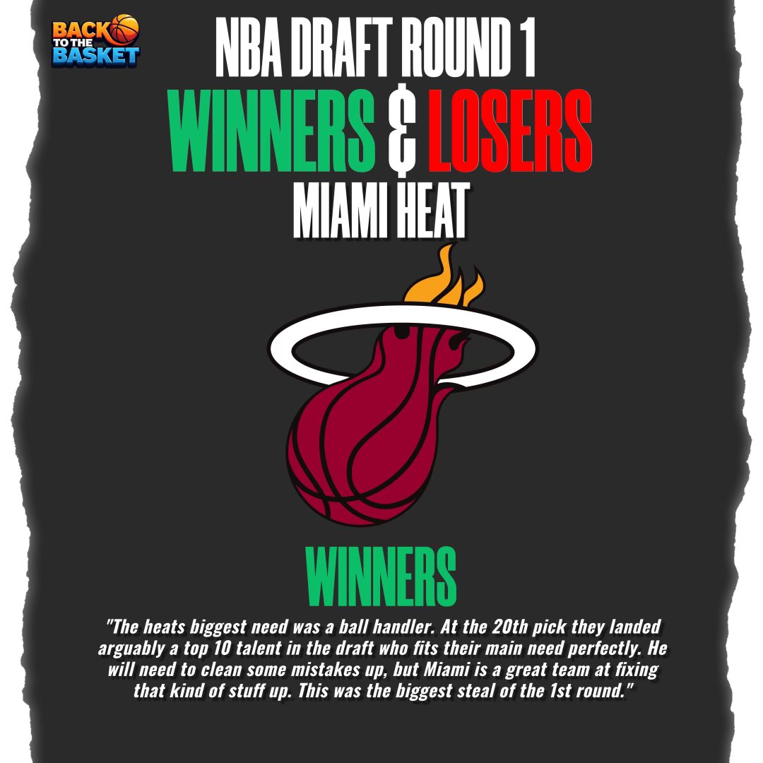 NBA Draft Round 1 Winners
#NBADraft2025 #Hawks #Spurs #Heat