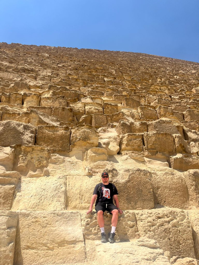 TigersJUK's tweet photo. 23 hours later - back from the pyramids. Have slept 3 hours in the last 50+ hours.

Missed two full games - what did I miss?! 

Pyramids were bloody good though! https://t.co/iaC7IZolCn