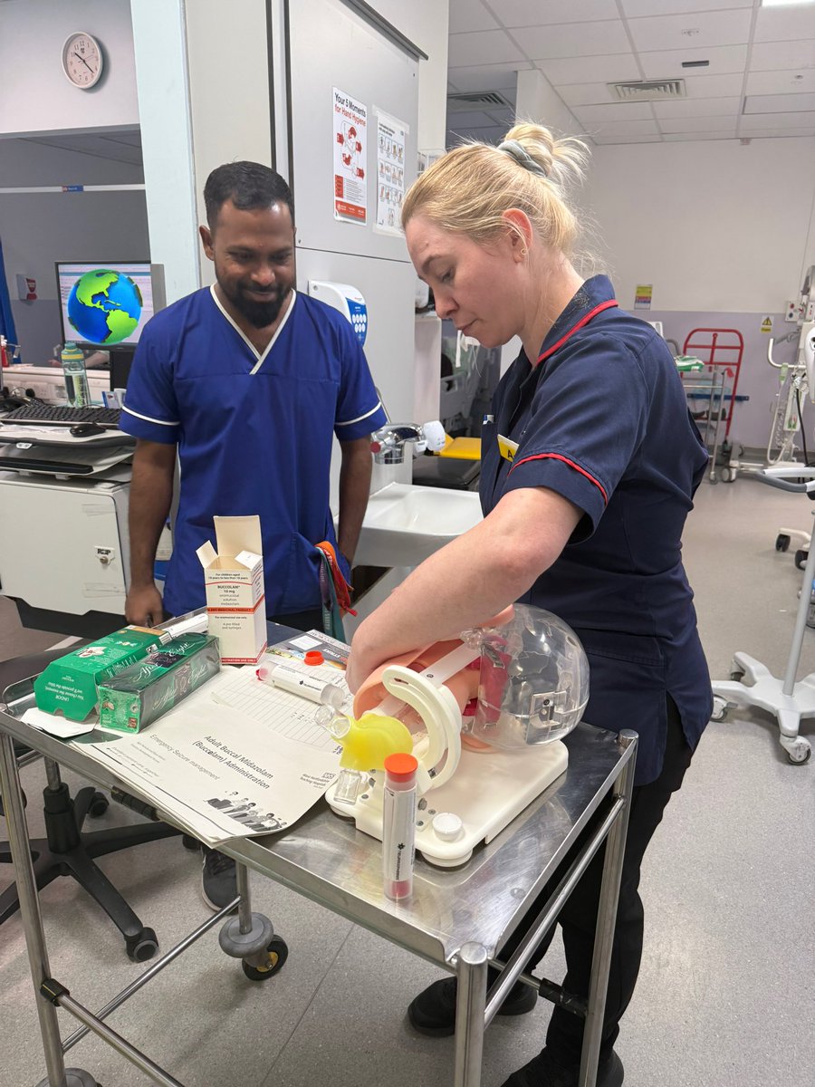 Some really engaging trolly rounds, supporting staff with buccolam and complex patient needs. Thanks to all who joined us 💕