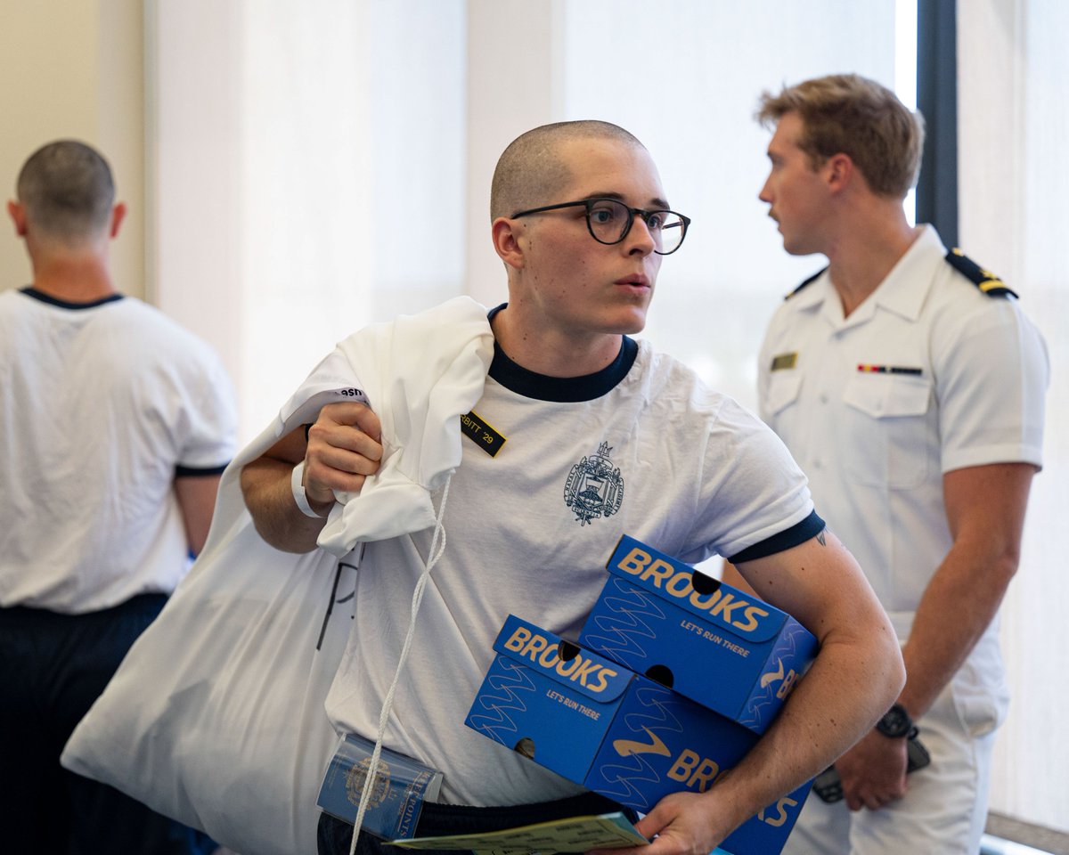NavalAcademy's tweet image. Today, the U.S. Naval Academy is welcoming the Class of 2029 midshipmen candidates during Induction Day 2025. I-Day marks the beginning of a demanding six-week indoctrination period called Plebe Summer that is intended to transition the candidates from civilian to military life.