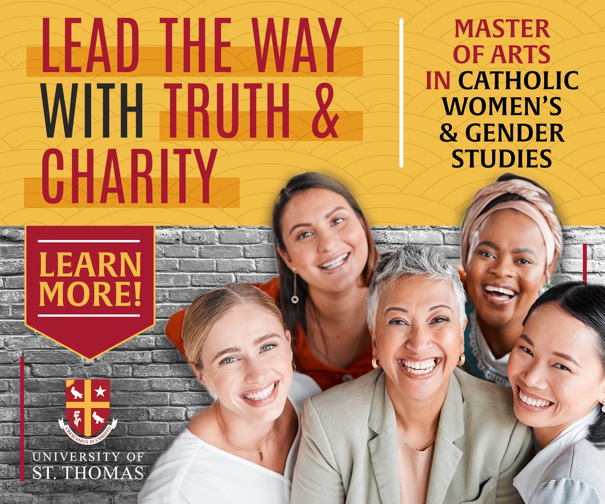 Curious about the MA in Catholic Women's &amp; Gender Studies at <a href="/stthomashouston/">University of St. Thomas</a> ? 💬

Join Program Manager Leah Jacobson for a live info session this Monday, June 30 from 6–7 PM CT!

Fall 2025 apps now open‼️
#FaithAndCulture #CatholicStudies

myust.stthom.edu/register/?id=e…