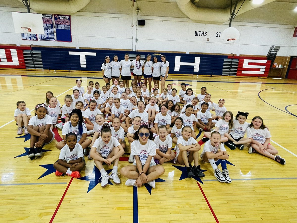 Awesome week of camp with our Mini and Future Minutemaids❤️🏀💙 #twppride #girlpower