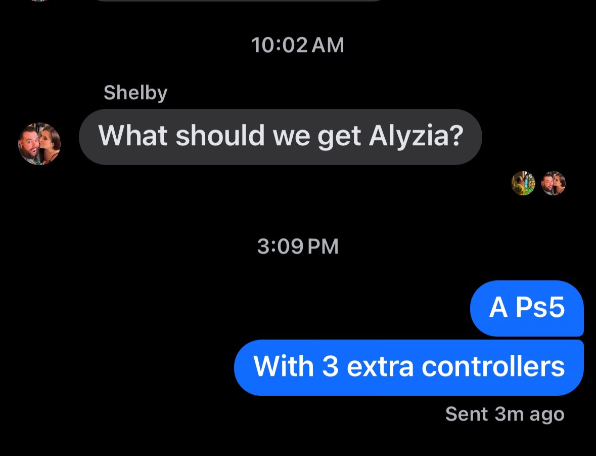 When your friends are asking what to get your 4 year old you gotta aim high