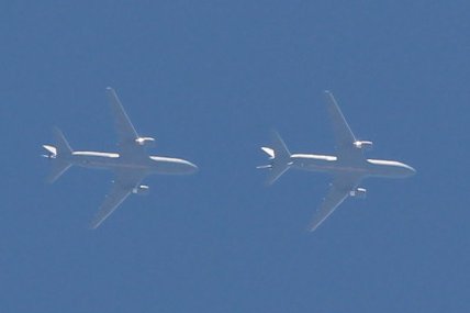 MojaveSpotter's tweet image. KC-46s doing some refueling!