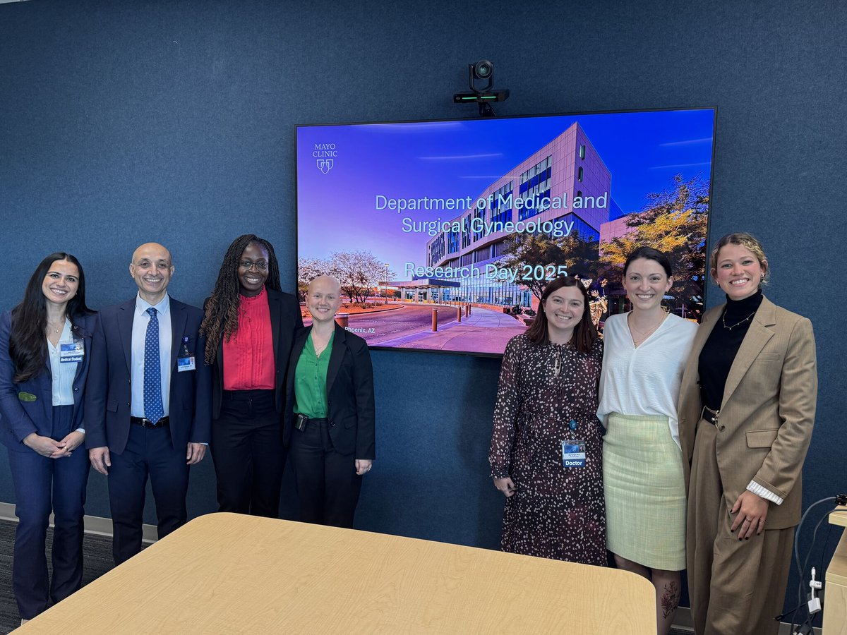NM_ObGyn's tweet image. Angela Chaudhari, MD (@AngChaudhariMD), was selected as visiting professor at the Mayo Clinic Phoenix Research Day and discussed everyday leadership, including how to gain the skills to be a successful leader at every stage of your career in addition to being an excellent…