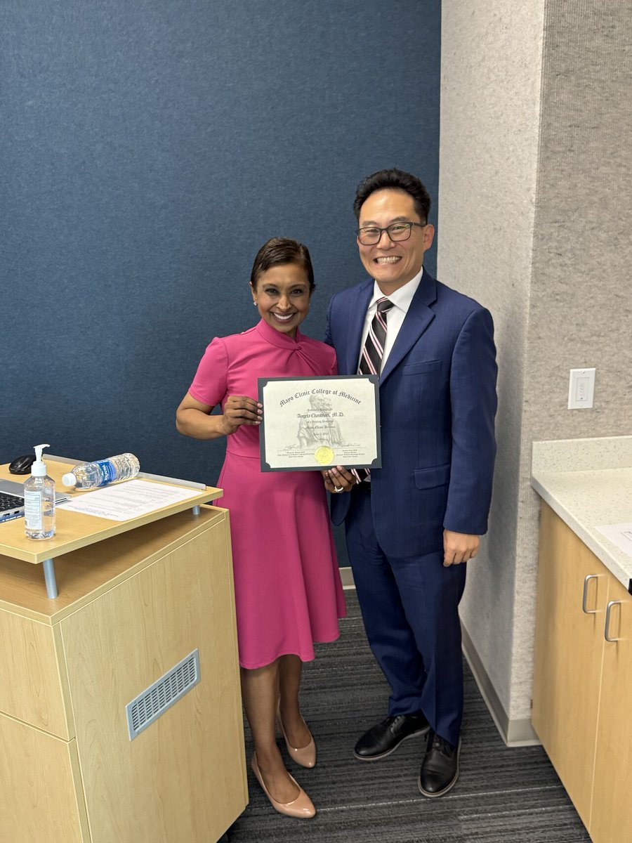NM_ObGyn's tweet image. Angela Chaudhari, MD (@AngChaudhariMD), was selected as visiting professor at the Mayo Clinic Phoenix Research Day and discussed everyday leadership, including how to gain the skills to be a successful leader at every stage of your career in addition to being an excellent…