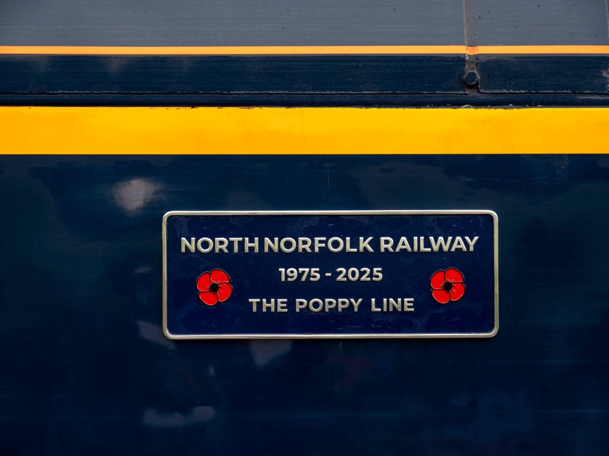 GBRf 69010 North Norfolk Railway 1975 - 2025 The Poppy Line. 1M14 Sheringham to Holt. NNR 13/06/25.