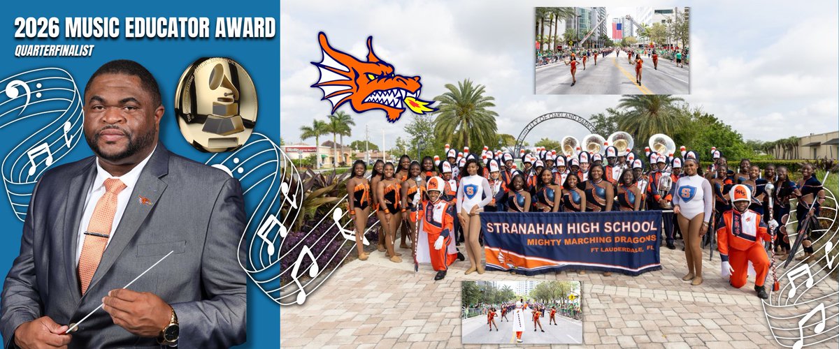 Carlos Redman of Stranahan High School has been named a quarterfinalist for the 2026 GRAMMY Music Educator Award. He is also the only BCPS teacher to earn the National Board Certification in music this past school year.
🔗 grammy.com/news/music-edu…