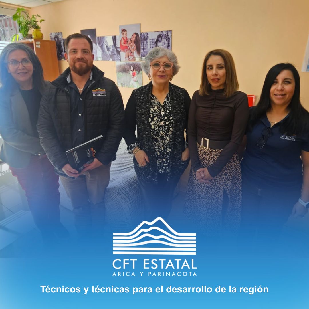 🤝✨ En el marco del Programa de Buenas Prácticas Laborales con Equidad de Género (BPLEG) del <a href="/sernameg/">Sernameg Araucania</a>.chile, el equipo de la Mesa de Género del CFT Estatal de Arica y Parinacota se reunió con Jesica Lizama, Encargada Regional del programa 💼🌈