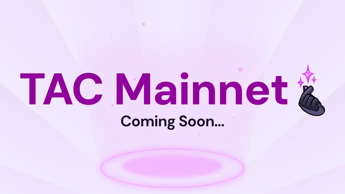 matrix_cli's tweet photo. $TAC Mainnet isn’t just coming folks.

 it’s about to flip the DeFi game on Telegram.

This isn’t just hype. It’s history loading.

I’m locked in with the $TAC Force 🫰✨

#TACMainnet #TACForce #gTAC
@TacBuild https://t.co/oALCT1HApH