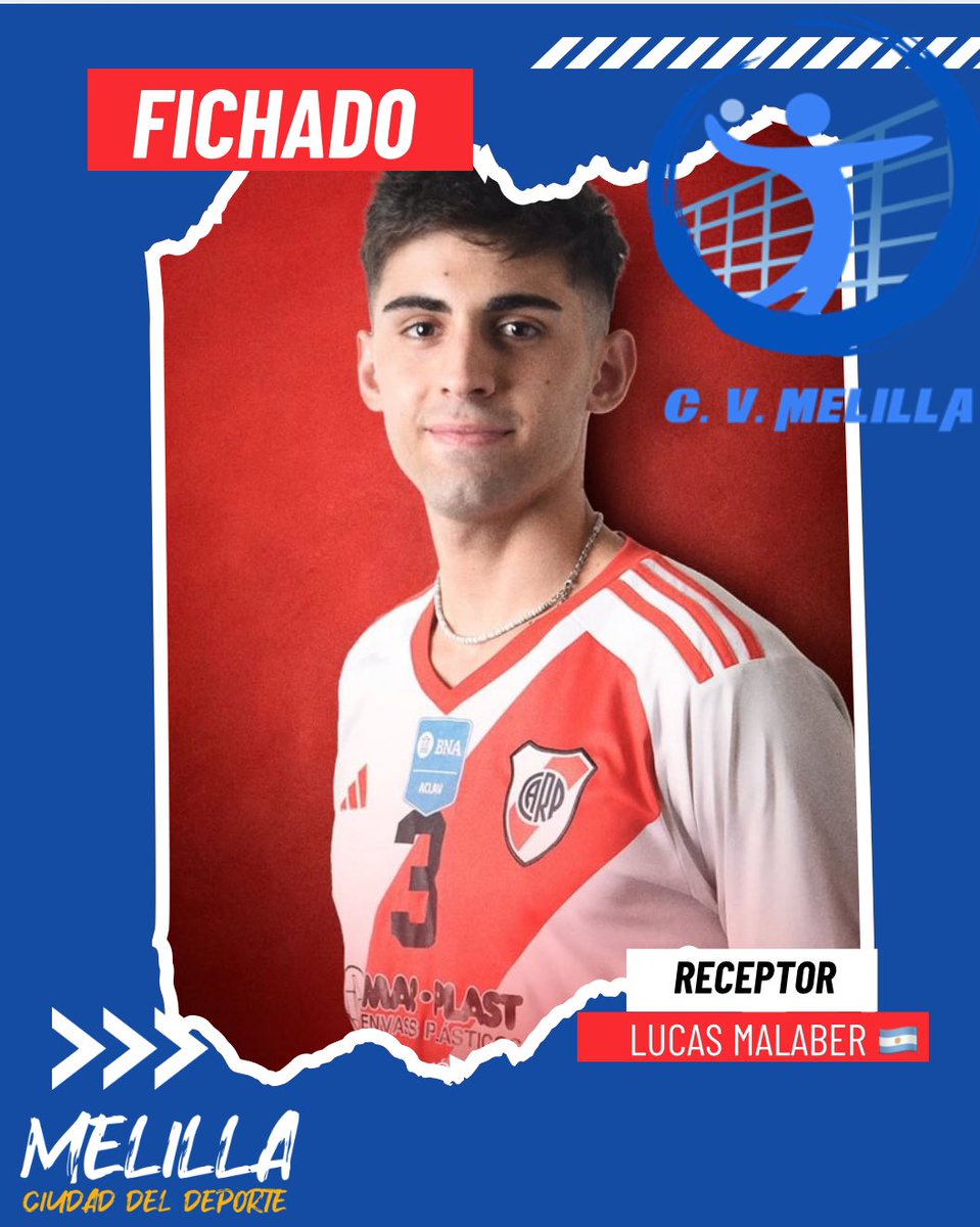 Cvmelilla (@cvmelilla) on Twitter photo 💣 🔥
Mejor receptor punta de la Liga Regular Argentina 24/25. Diamante puro, está llamado a revolucionar la Superliga y el futuro de Argentina.
Se llama Lucas Malaber y ya es #Gladiador por una temporada.
Bienvenido #Malaber
<a href="/melilla_deporte/">Melilla, Ciudad del Deporte</a>
<a href="/GobiernoMelilla/">Gobierno de Melilla</a>
<a href="/tv_melilla/">Televisión Melilla</a> 💣 🔥
Mejor receptor punta de la Liga Regular Argentina 24/25. Diamante puro, está llamado a revolucionar la Superliga y el futuro de Argentina.
Se llama Lucas Malaber y ya es #Gladiador por una temporada.
Bienvenido #Malaber
<a href="/melilla_deporte/">Melilla, Ciudad del Deporte</a>
<a href="/GobiernoMelilla/">Gobierno de Melilla</a>
<a href="/tv_melilla/">Televisión Melilla</a>
