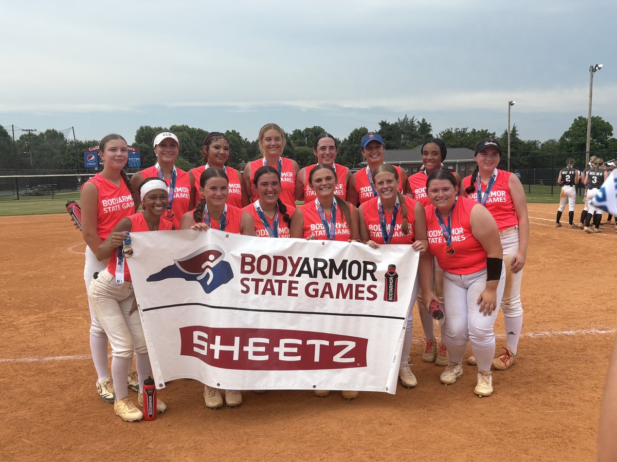 Thank you <a href="/StateGamesNC/">BODYARMOR State Games</a> for hosting such awesome games these past two days!! I really enjoyed getting to meet and play with new people while playing the game I love 🥎. (Also taking home gold)🥇🥳 <a href="/Org_LLG/">Lady Lightning Gold Org Account</a> <a href="/LadyLightningG3/">LLG Premier 16U</a> <a href="/Org_LLG/">Lady Lightning Gold Org Account</a>