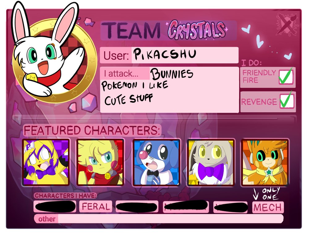 I usually go for a theme on my Artfight attacks. Last year was Mario Party styled icons, now idk, Will do whatever I feel like :)
But if anyone has Pokemon characters and draws them flattened with one of mine, I'll 100% attack back may even start a chain
artfight.net/~Pikacshu