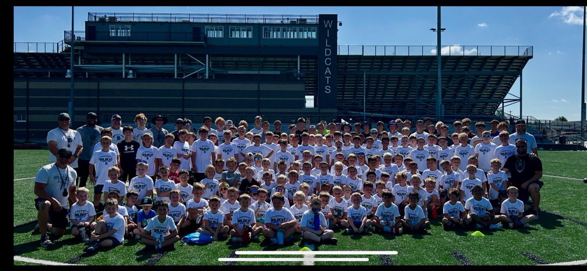 We had a great week of youth football camp! Thank you to all our coaches and players for helping make so many great memories for our future Wildcats!