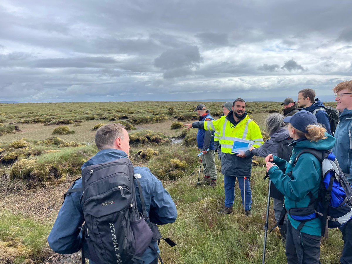 guaduneth's tweet image. Great 2 days with @NPWSIreland staff visiting one of our main restoration sites as part of @WaterLANDS_EU project ๐ฑ and sharing experiences on blanket bog restoration ๐ช