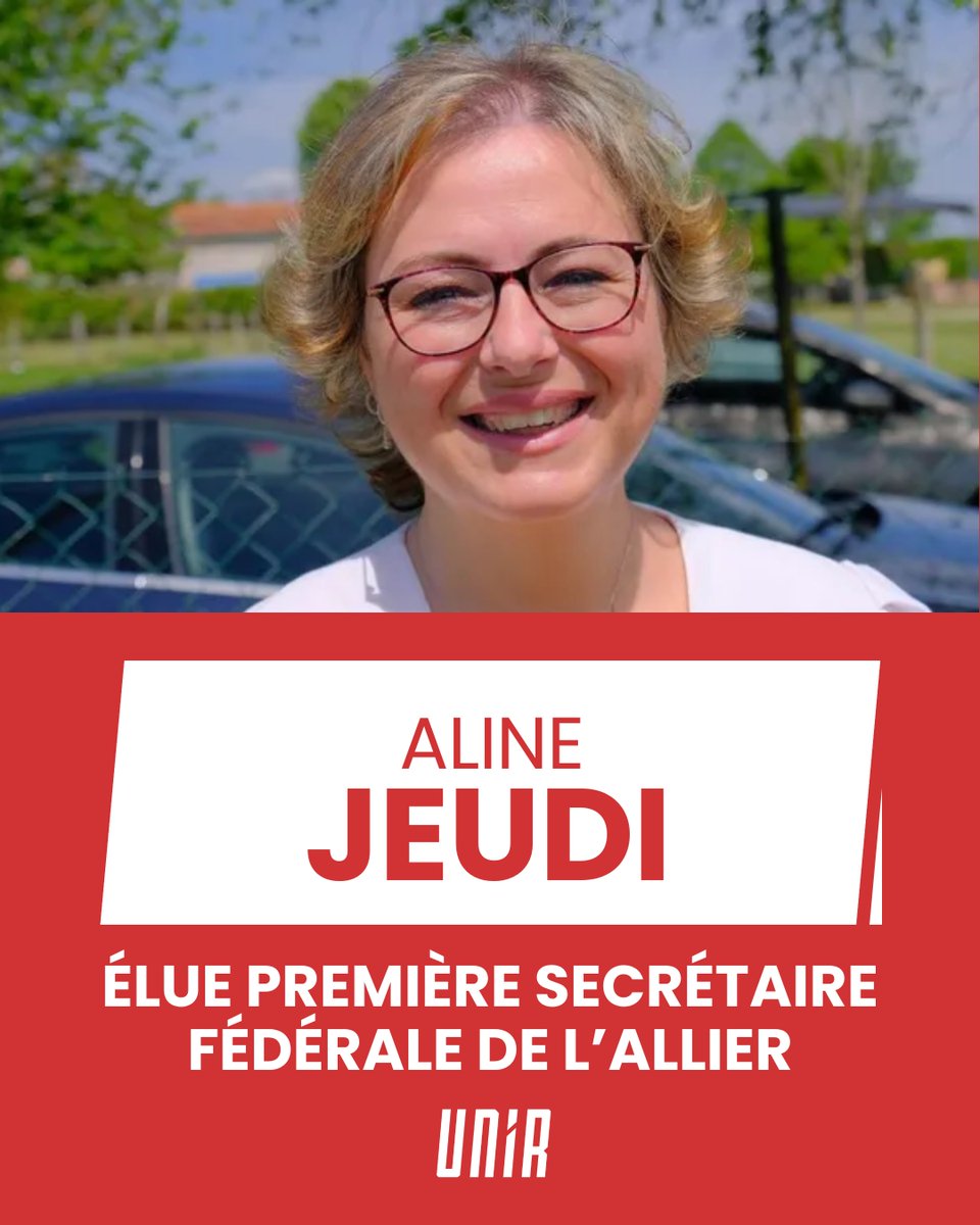 Unir__'s tweet image. Bravo à @AlineJeudi pour sa réélection ! 🌹