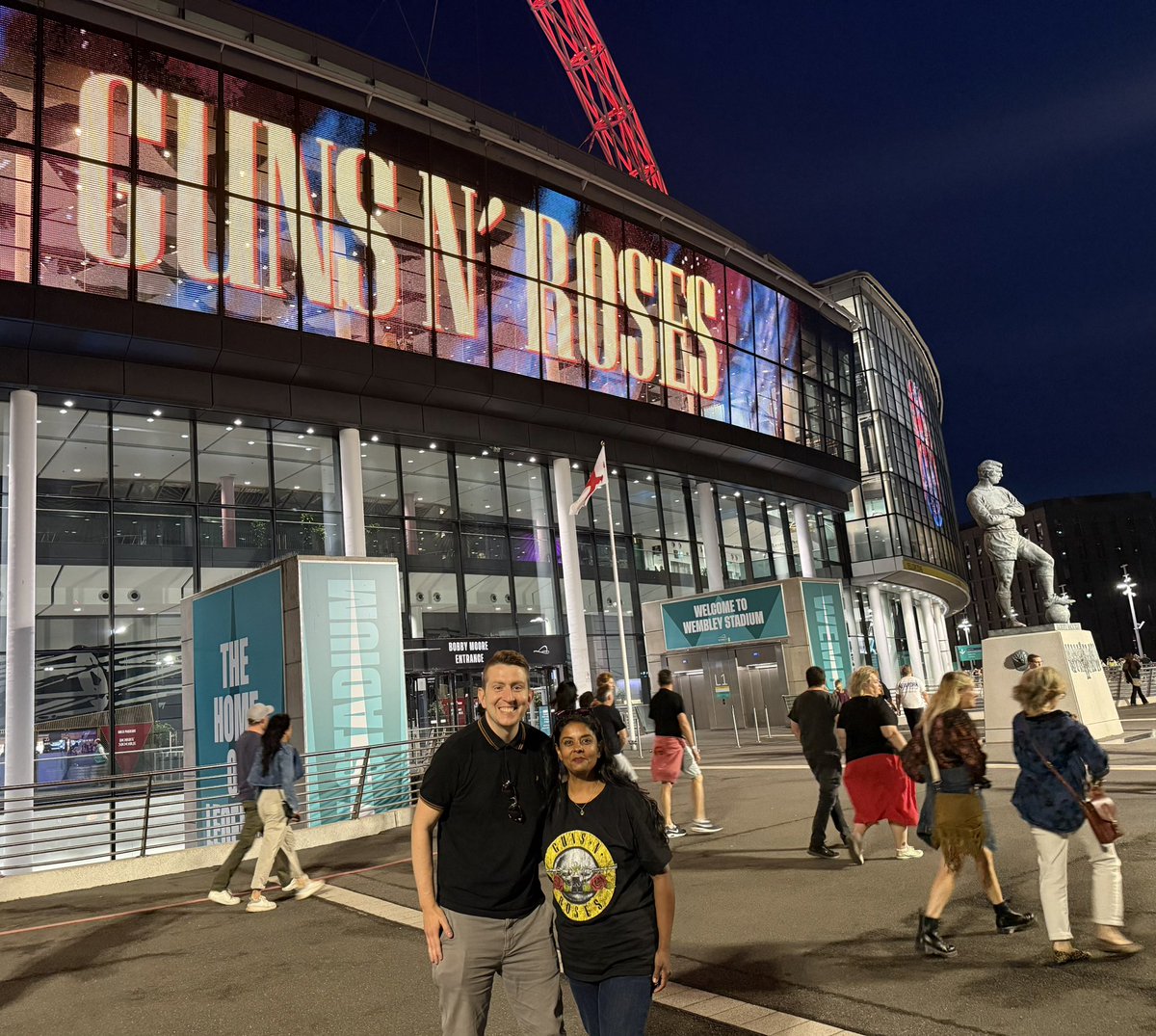 Wembley tonight