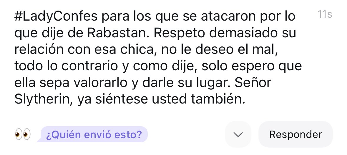 LadyChismeldown's tweet photo. #LadyConfes 

La pregunta aquí es si esa relación llegará intacta al final de la velada. https://t.co/G0ulS2dvNq