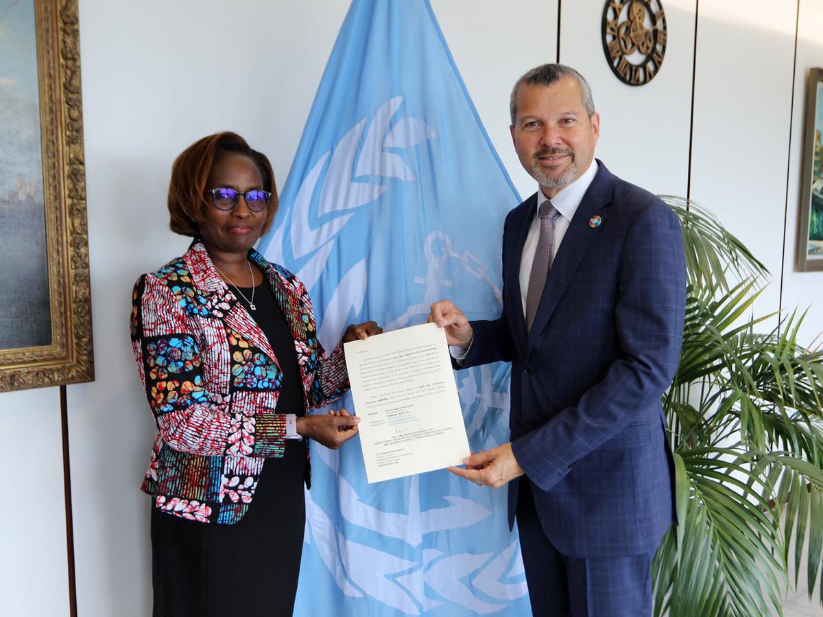 Today afternoon, H.E. Catherine Karemu had the honour of presenting her credentials to the Secretary-General of the International Maritime Organization (IMO), Mr. Arsenio A. Domínguez Velasco.

During the ceremony, H.E. Karemu reaffirmed Kenya’s strong commitment to the IMO’s
