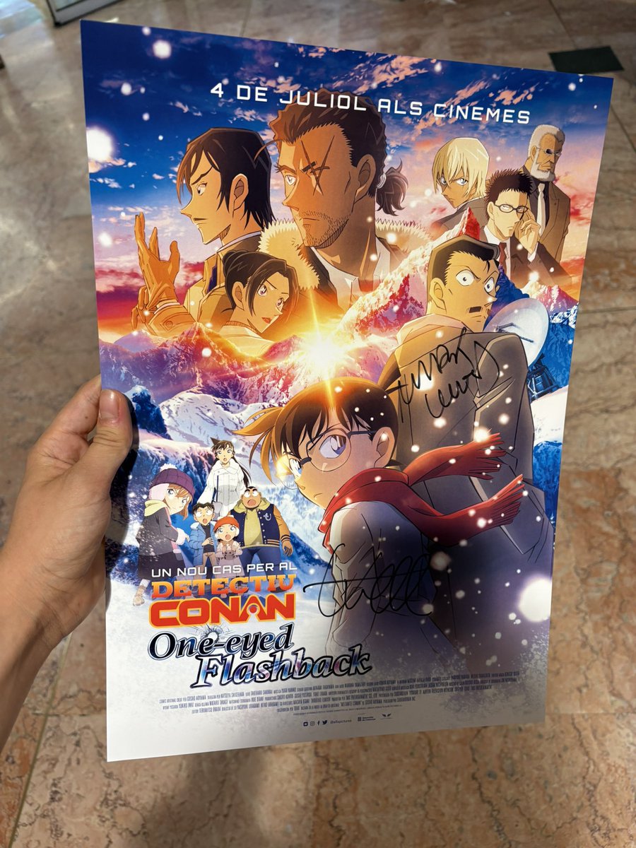 Pepotaku (@pepotaku18) on Twitter photo Que contento estoy de haber disfrutado
del pre-estreno del #DetectiuConan
#OneEyedFlashback en 4DX
y de haber conocido a Mark Ullod (Kogoro)
y a Txell Sota (Sato)
Muchas gracias a <a href="/alfapictures/">Alfa Pictures</a>
por haberla estrenado en cines Que contento estoy de haber disfrutado
del pre-estreno del #DetectiuConan
#OneEyedFlashback en 4DX
y de haber conocido a Mark Ullod (Kogoro)
y a Txell Sota (Sato)
Muchas gracias a <a href="/alfapictures/">Alfa Pictures</a>
por haberla estrenado en cines