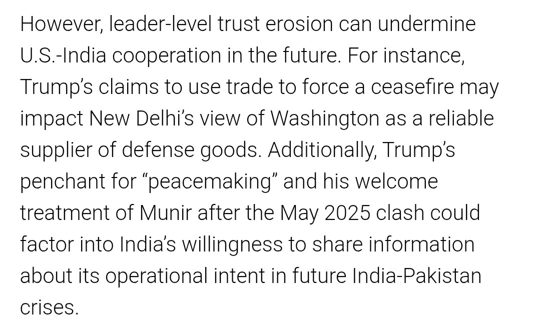 Satvik_Pen's tweet image. How has Indian and Pakistani diplomacy fared in Washington since Operation Sindoor?

Read &quot;India and Pakistan Face Contrasting Challenges with the Trump White House,&quot; my latest piece in South Asian Voices @SAVoices

Link in reply