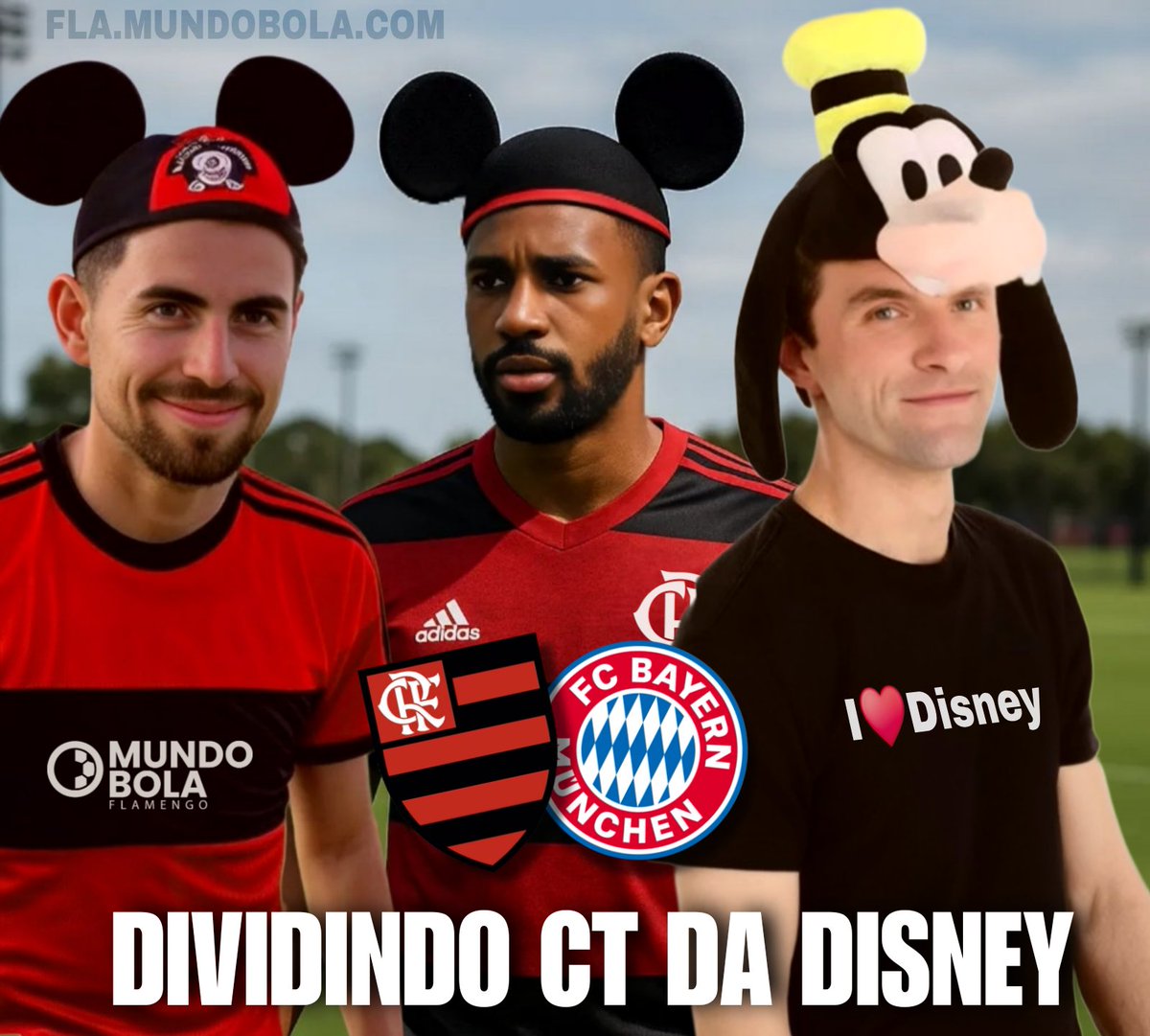 Clima leve no CT da Disney...

#Flamengo #bayern <a href="/Flamengo/">Flamengo</a> <a href="/FCBayern/">FC Bayern München</a>